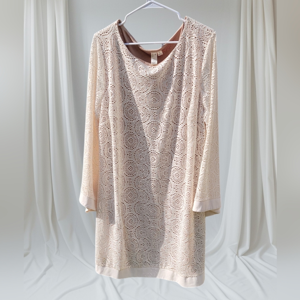 Emma Michele Dress Crochet Lace Shift